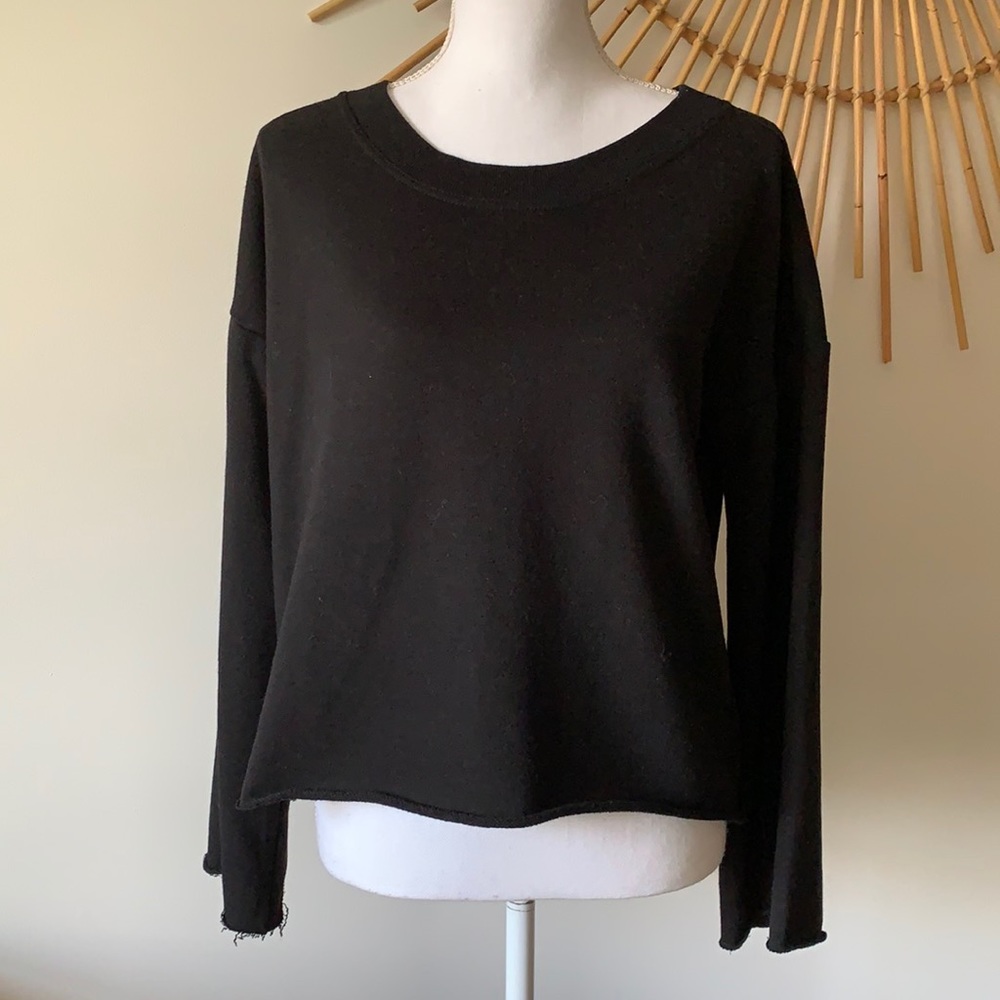 $5 Forever 21 Black Sweatshirt + Colorful Embroidery - Picture 2 of 6